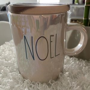 RAE DUNN CHRISTMAS IRIDESCENT NOEL MUG